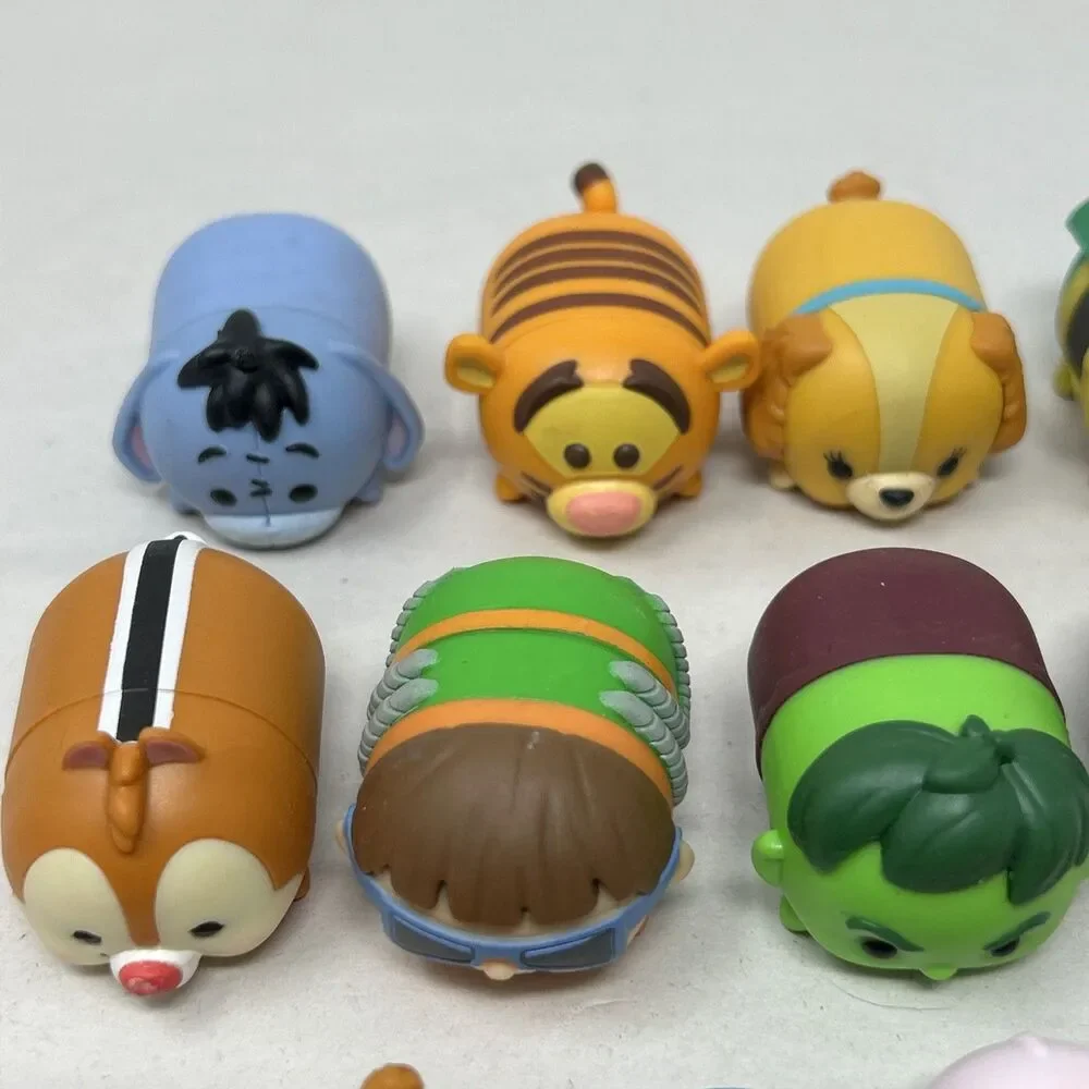 Disney TSUM TSUM Lot of 82 Figures W/ Accessories - Disney Marvel Christmas More